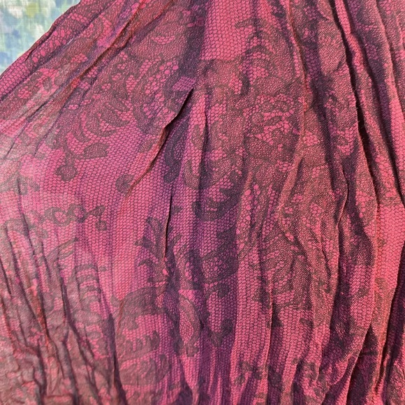 Lace Print Scarf - Picture 2 of 3